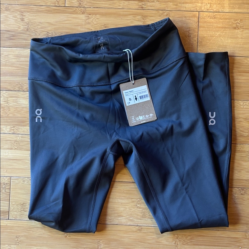 On Running Dark Gray Leggings